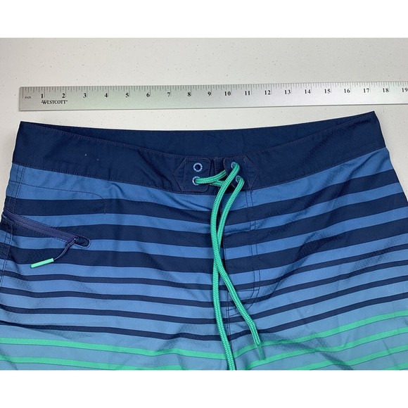 Vineyard Vines Mens Blue Green Board Water‎ Shorts Swimwear Shorts Striped 33 - Picture 5 of 7